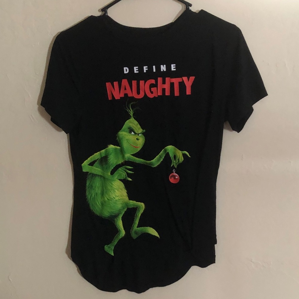 Grinch Define Naughty Graphic Tee